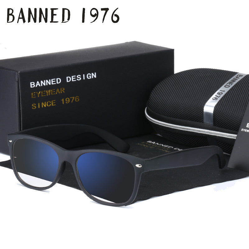 BANNED 1976 women Men Anti Blue light radiation fatigue Lens Frame Eyeglasses women Round Eyewear Oculos